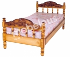 Кровать Точенка №1 с матрасом