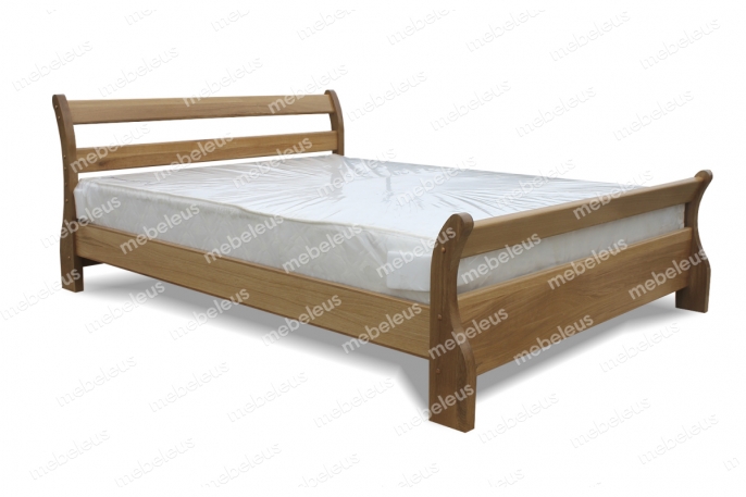 Кровать Алия из дуба с матрасом