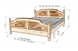 Кровать Ной №3 с матрасом