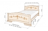 Кровать Модена-2 с матрасом