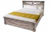 Кровать Таранто из дуба с матрасом